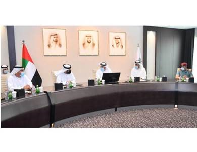 ​Image: Brig. Rashid Al Falasi and H.E Tariq Al-Janahi Deputy Executive Director of (DSC) discuss the activation of technical ex